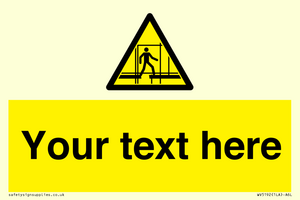 Custom Scaffold Incomplete Sign